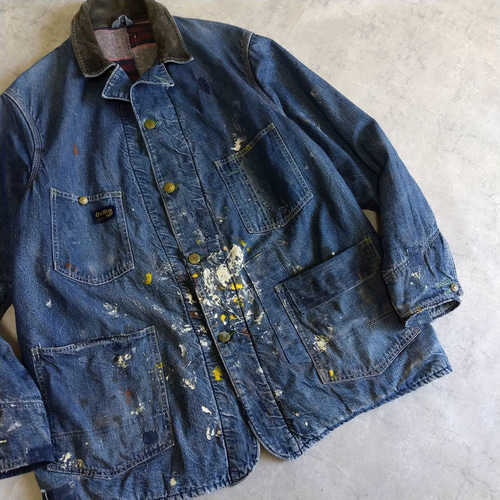 パッチワークリペア ビンテージ 50s~60s oshkosh デニム パッチワークリペア ビンテージ 50s~60s oshkosh デニム