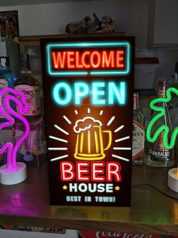 Lサイズ】BEER 生ビール パブ スナック カフェ バー 居酒屋