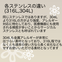 【10個～】24KGP　ステンレス304L　ポストピアス　丸玉カン付き/カラーMIX/A-4 6枚目の画像