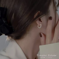 銀の耳環の女性の耳環2023新型真珠の耳留めの小さい衆のデザイン感の高級なピアスの耳飾り 3枚目の画像