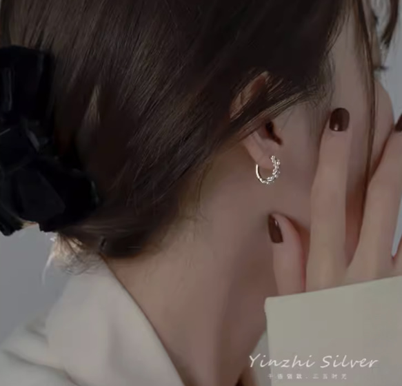 銀の耳環の女性の耳環2023新型真珠の耳留めの小さい衆のデザイン感の高級なピアスの耳飾り 3枚目の画像
