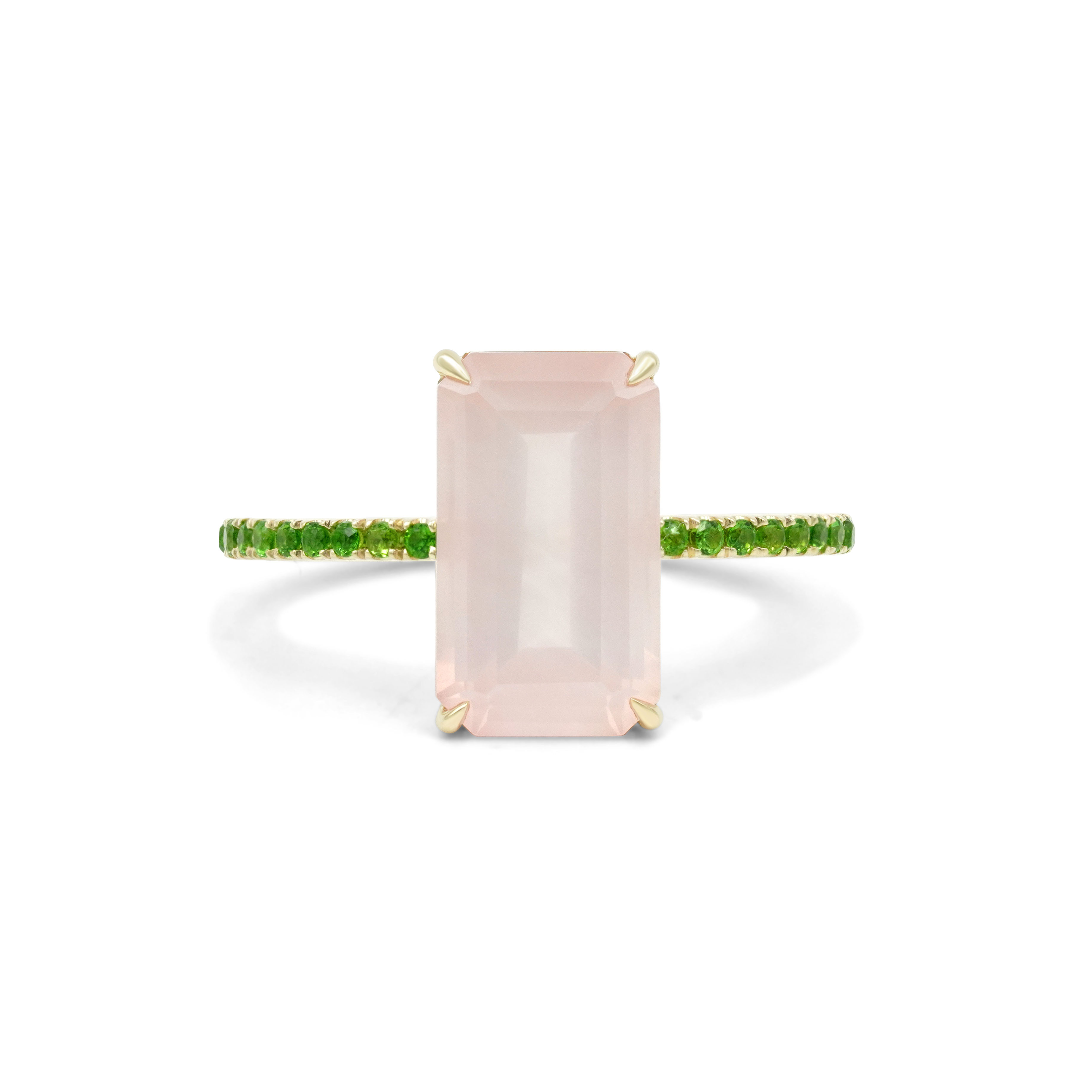 ピンククオーツリング R248W729（4週間発送）