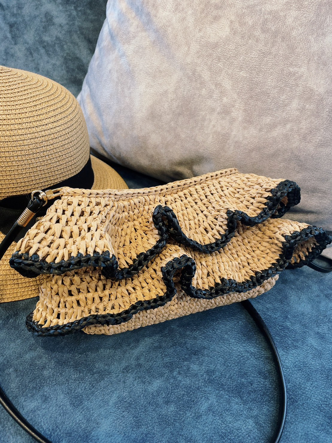 2段フリル★コットン素材のポシェット限定一点