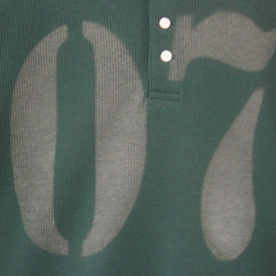 １点　ワッフル　ヘンリーネック【07】ビックシルエット　カフェ／ガーデニング／キッチン／Ｖネック／ワーク／Ａライン／料理 4枚目の画像