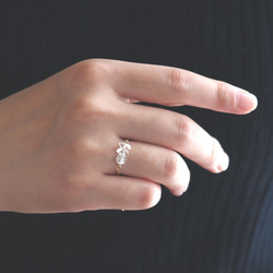 Herkimer 鑽石 | 14kgf 戒指 | 均碼 | 可選姓名縮寫 | 大號 AAA ~個人化 第13張的照片