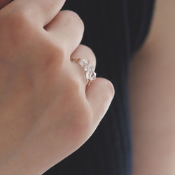 Herkimer 鑽石 | 14kgf 戒指 | 均碼 | 可選姓名縮寫 | 大號 AAA ~個人化 第14張的照片