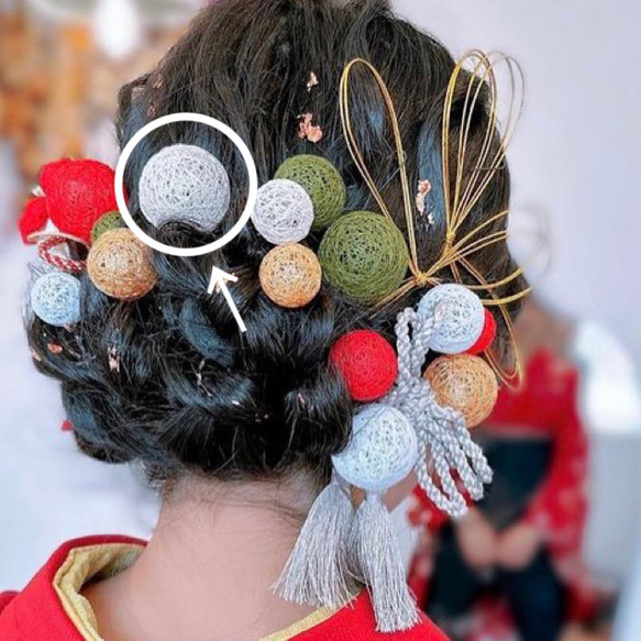 玉かんざし オーダー お祭り髪飾り （ヘアドレスの通販（6ページ目 