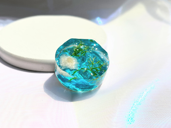 神秘の湖オブジェ / 海 / 池 / 睡蓮 / 置物 その他インテリア雑貨 華昇