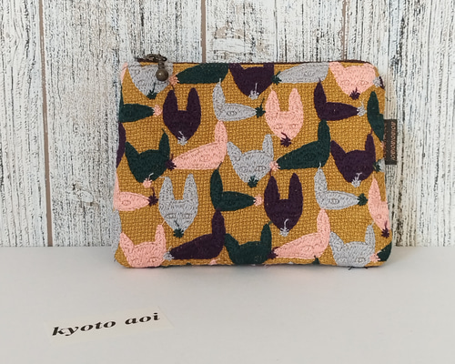 ミナペルホネン 長財布 カード入れ ハンドメイド ミナペルホネン☆ラウンドファスナー長財布☆ハンドメイド