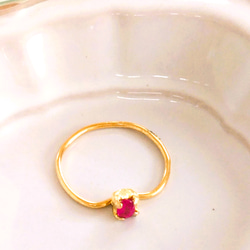 - Pink Ruby Ring - 2枚目の画像