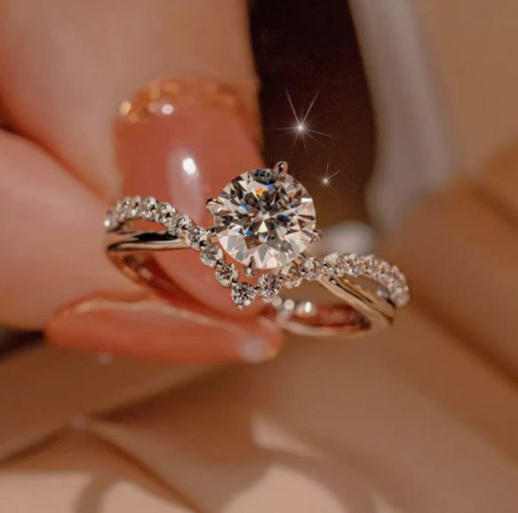 モーサンの指輪婚約ダイヤモンドの 2枚目の画像