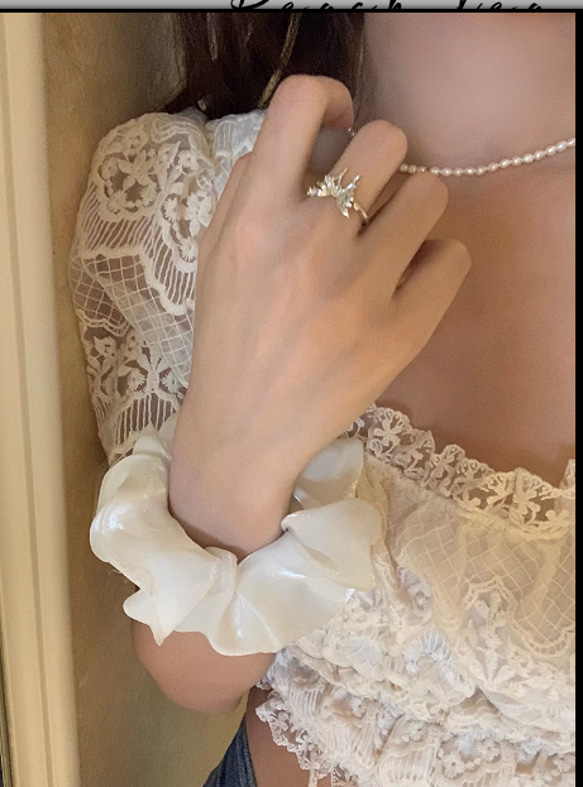 甘い酷液状蝶開口指輪女性のファッション箇性人差し指の指輪です 2枚目の画像