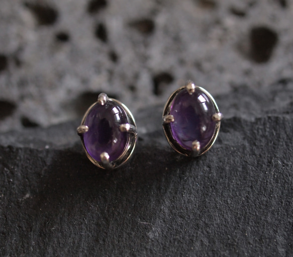 紫水晶耳環 第2張的照片