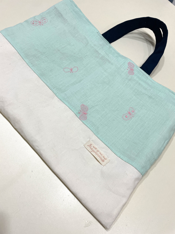 新品 mina perhonen ちょうちょ レッスンバッグ