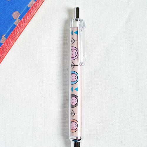 柄おまかせ ぴんくまと一緒。ボールペン・シャープペンシル セット