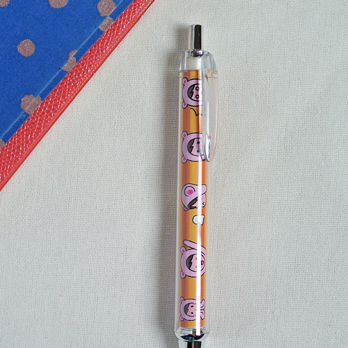 柄おまかせ ぴんくまと一緒。ボールペン・シャープペンシル セット