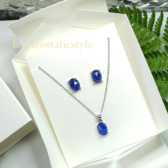 glitter カラフルジルコニアネックレス 45cm ポーチ付