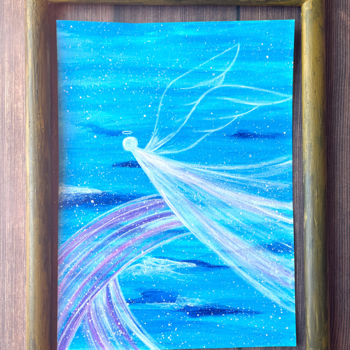 ミカエルの魔法（原画） 絵画 あやか 通販 16409272｜Creema(クリーマ)