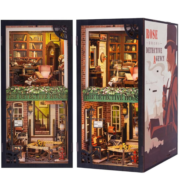 探偵事務所ブックエンド その他置物 atsuko's dollhouse 通販