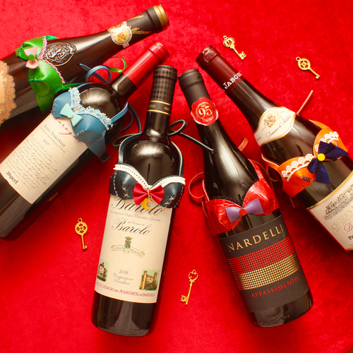 ボトル飾り 瓶飾り 5個セット ボトルランジェリー ブラジャー 面白