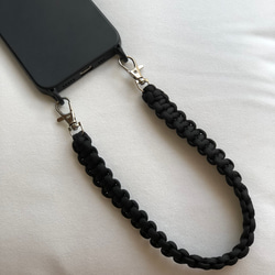 カラーカスタム自由 ハンドストラップ パラコード パラコード