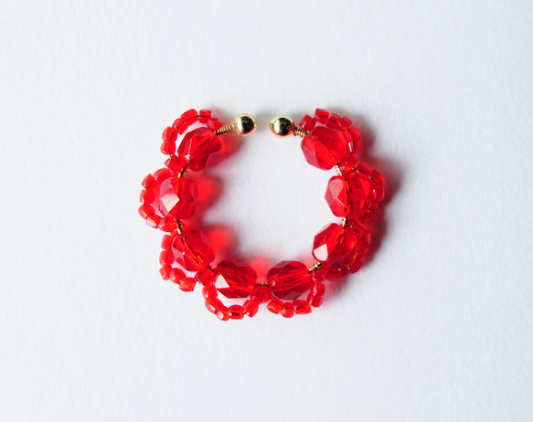 ＜Rollo～イロヅクビジュー～＞イヤーカフ『 Cherry × Berry 』 イヤーカフ m i n e 通販 16409859 ...