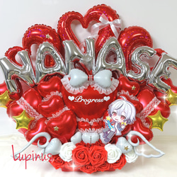 推し活】バルーンブーケ 6文字 生誕祭 誕生祭 推し活 卒業式 成人式