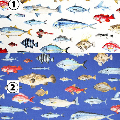 ボディーバッグ】【父の日】 魚柄・深海魚柄 Bodybag・ウエスト