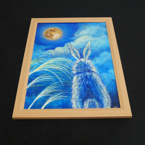 大人気 うさぎの王様】【豪華額縁付き】油絵 - 絵画 - 絵画 絵画