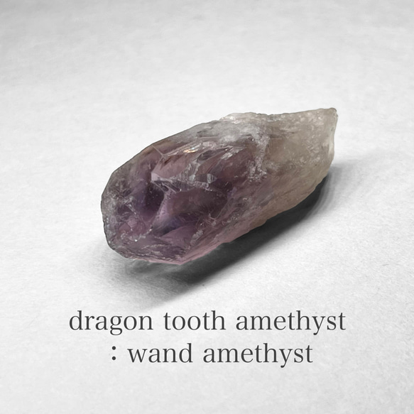 dragon tooth ( wand ) amethyst / ブラジル産ドラゴントゥース ( ワンド )アメジストC 1枚目の画像