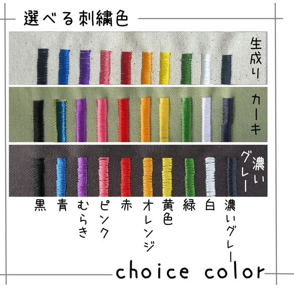 ティッシュケース　ワンポイント刺繍　子供の絵 プレゼント グッズ  キャンバス 縦型  キッズ 帆布 母の日　オリジナル 5枚目の画像