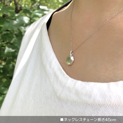 【特集掲載】melt necklace silver S size /シルバー/ネックレス/溶かした銀/シンプル 11枚目の画像