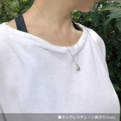 【特集掲載】melt necklace silver S size /シルバー/ネックレス/溶かした銀/シンプル 9枚目の画像