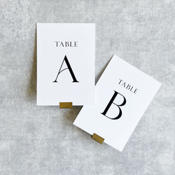 テーブルナンバー Chic 結婚式用 その他ペーパーアイテム Merry