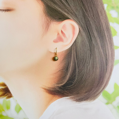 ラブラドライトピアス ピアス（フック・チェーン） rapport1208 通販  