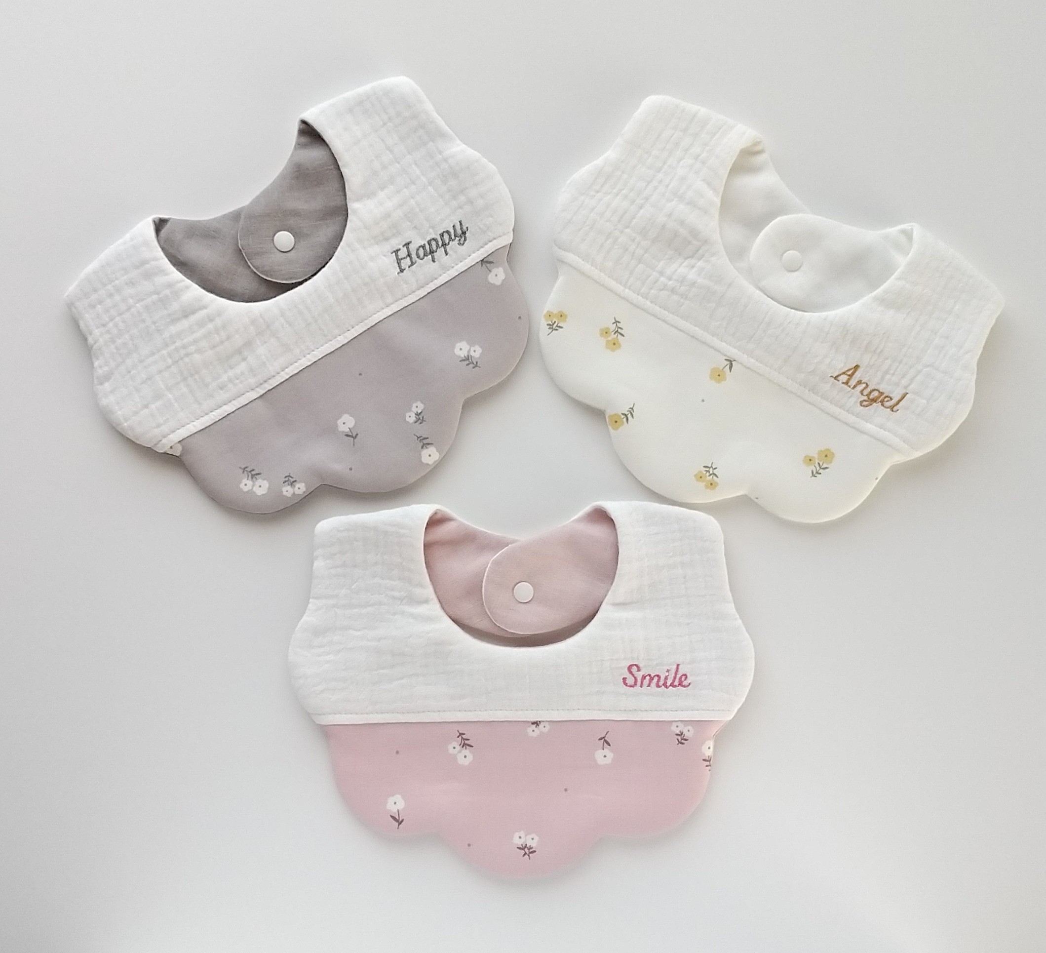 スタイ 360度 3枚セット セット 6重 ベビー 赤ちゃん キッズ