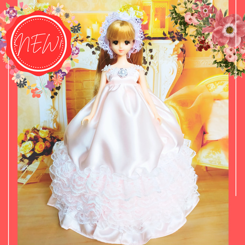 ジェニー プリンセスドレス ハンドメイド服 ドール服 人形服 ドール