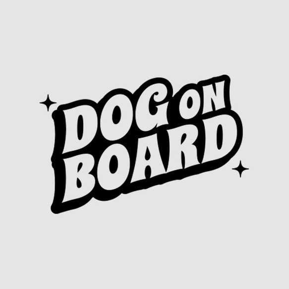 Dog on Board★車用ステッカー 3枚目の画像