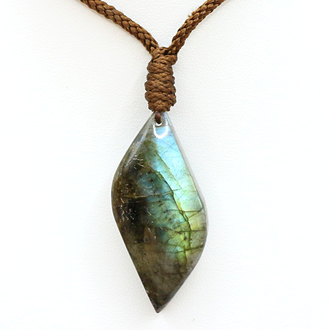 ラブラドライト 穴あき ルース loose_stone63