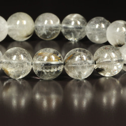 【白金に輝くブルッカイトが美しい】１０ミリ 一点物 プラチナルチル ブレスレット ２９ｇ Ｐｒ９１ 作品動画あり ギフト 2枚目の画像