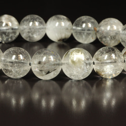 【白金に輝くブルッカイトが美しい】１０ミリ 一点物 プラチナルチル ブレスレット ２９ｇ Ｐｒ９１ 作品動画あり ギフト 12枚目の画像