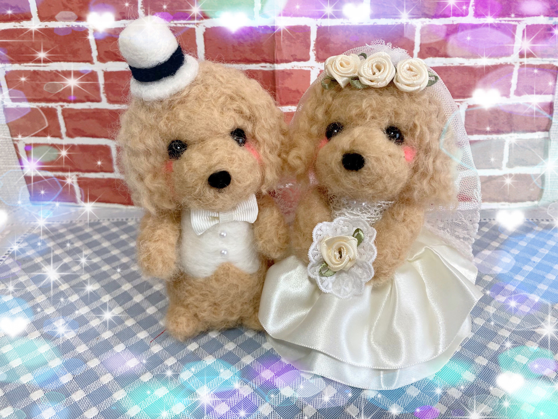 ❤️幸せなトイプードルちゃんのウェルカムドール❤️（制作期間2週間になります）