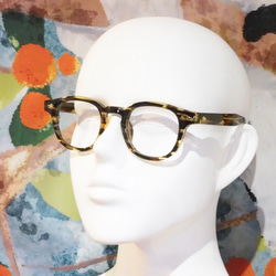 スクエア型フレーム｜バンブー｜老眼鏡、だてメガネ、近視用・乱視用・サングラスとして作成OK 1枚目の画像