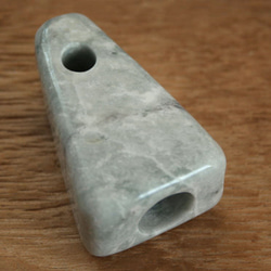 糸魚川翡翠石笛 C01596 清山 作 45mm*28.8mm*18mm 糸魚川産