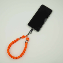 Smartphone Strap "Knot 002 Rescue-Orange" スマホ ハンドストラップ 4枚目の画像