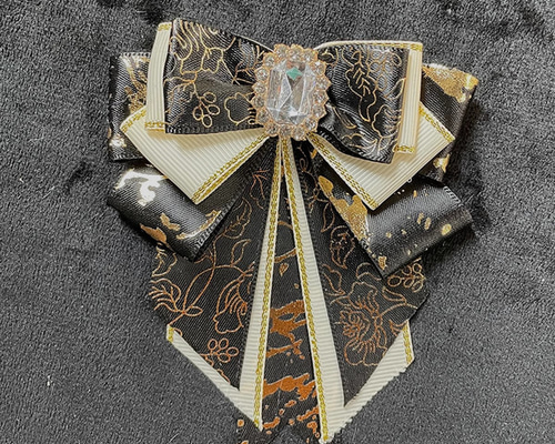 手作り 巨大な宝石のリボン蝶結び 3種類 12色 ペンダント バッグ飾り