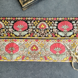 [幅約7cm]インド刺繍リボン/カラー選択あり 2枚目の画像
