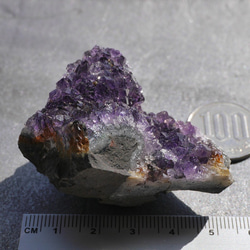 天然石アメジスト約51g約55mm(ウルグアイ産)クラスター現物☆紫水晶2月誕生石鉱物原石[uac-230816-01] 20枚目の画像
