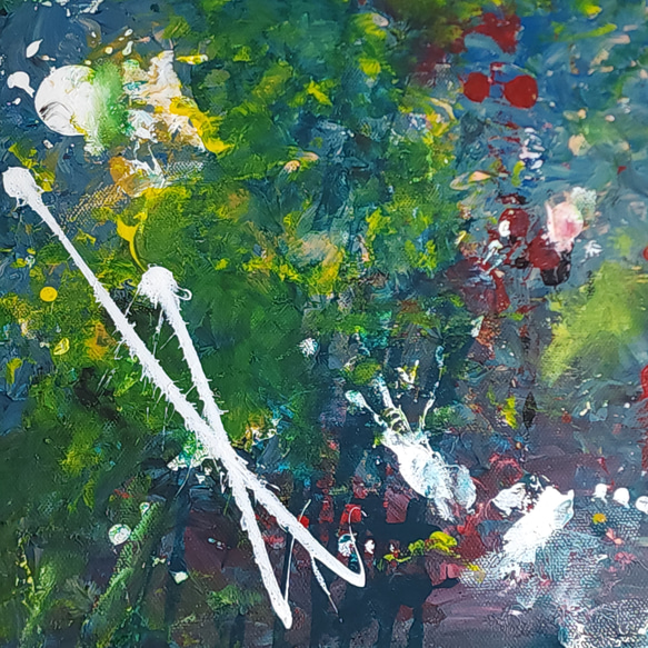 F8 「薔薇」A 油絵 油彩画 絵画 アート 静物