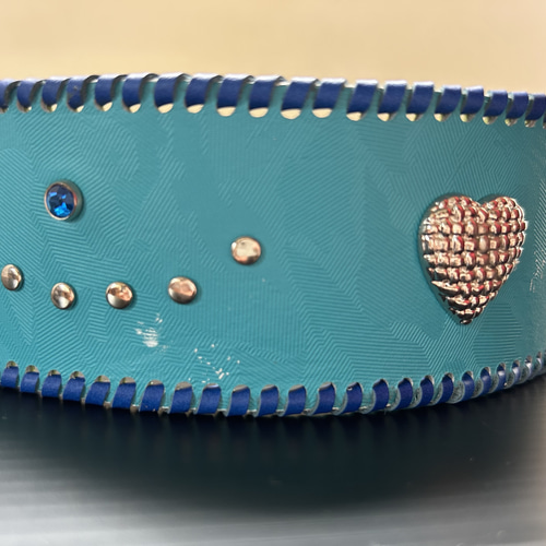 訳あり犬の本革ハーフチョークNo.19(大型犬) リード・首輪 Dear Dogs  